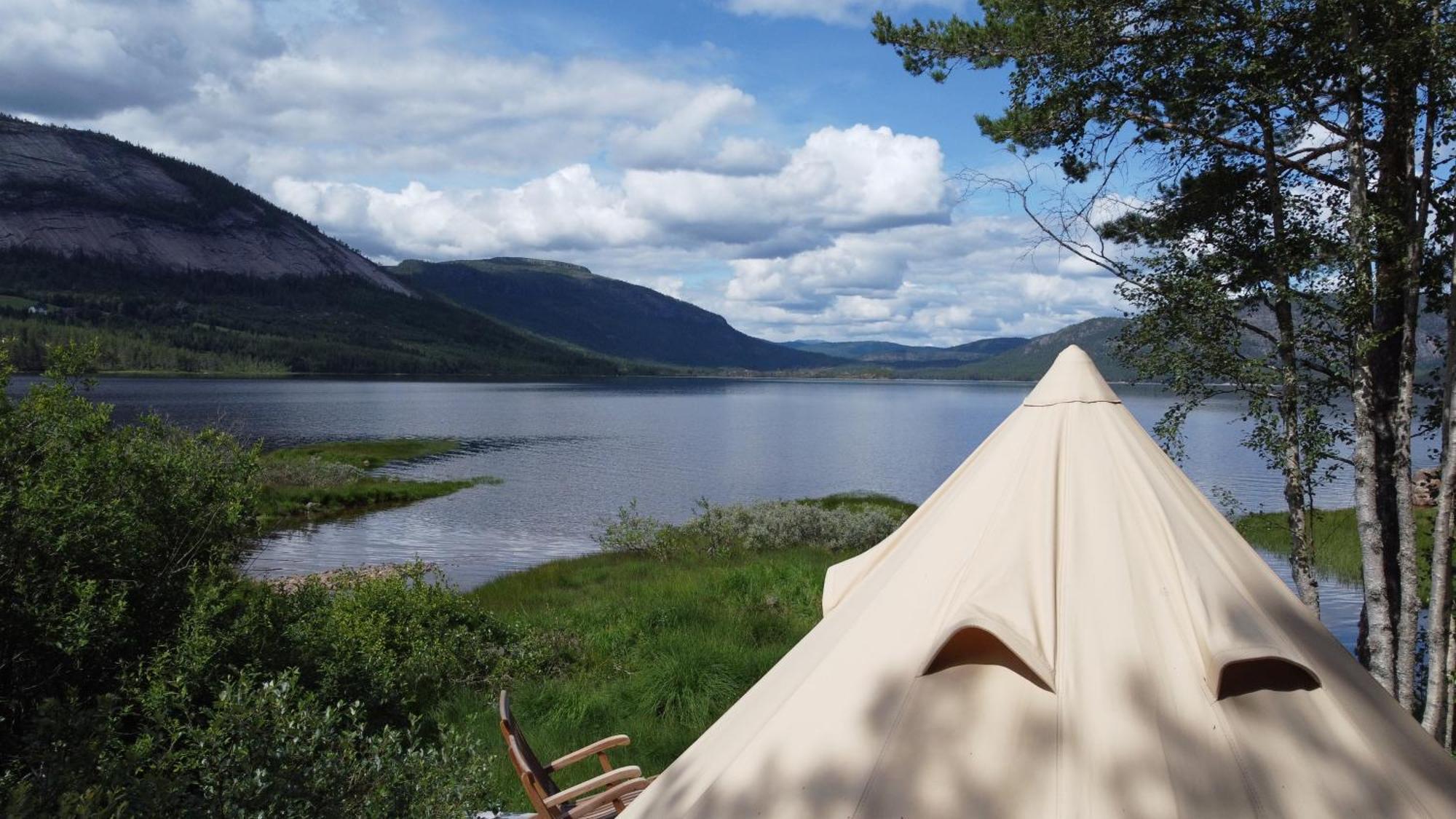 Fossumsanden Camping Og Hytter Fyresdal Exterior foto