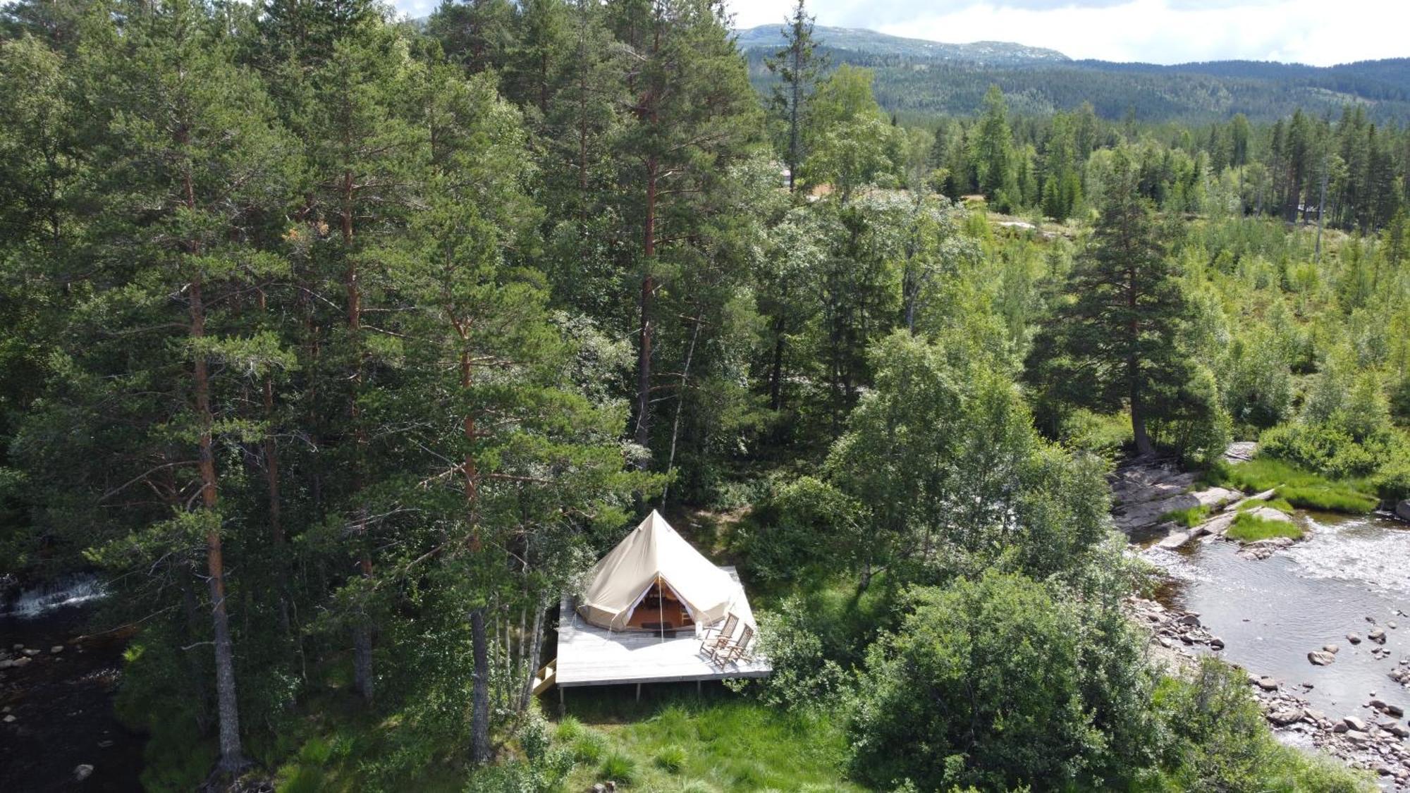 Fossumsanden Camping Og Hytter Fyresdal Exterior foto